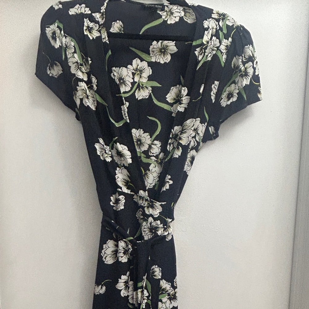 Yumi Kim Black Floral Maxi Dress